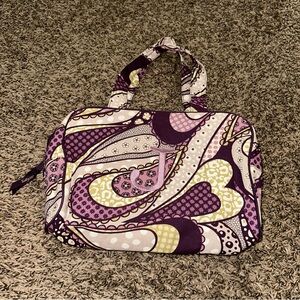 Purple Patterned Women's Thirty One Bag embroidered “J”